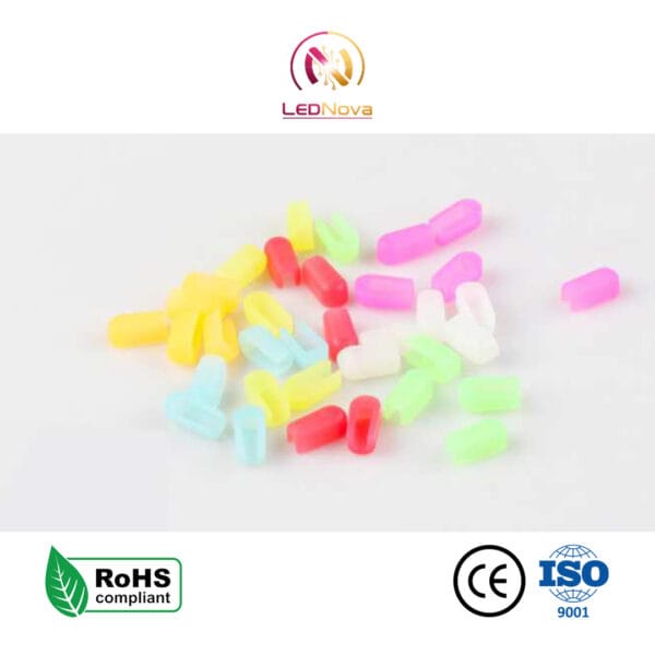 Capace de Închidere (End Caps) din Silicon pentru Neon LED 6x12mm – Set Sigilare Profesională