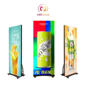 Ecran LED publicitar de interior P2.5 tip Poster / Kiosk Digital, dimensiune 1.92 x 0.