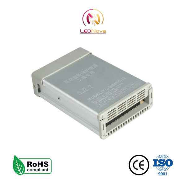 Sursă de Alimentare QCX-GD400-12V, 12V, 33.3A, IP25 Rezistentă la Ploaie