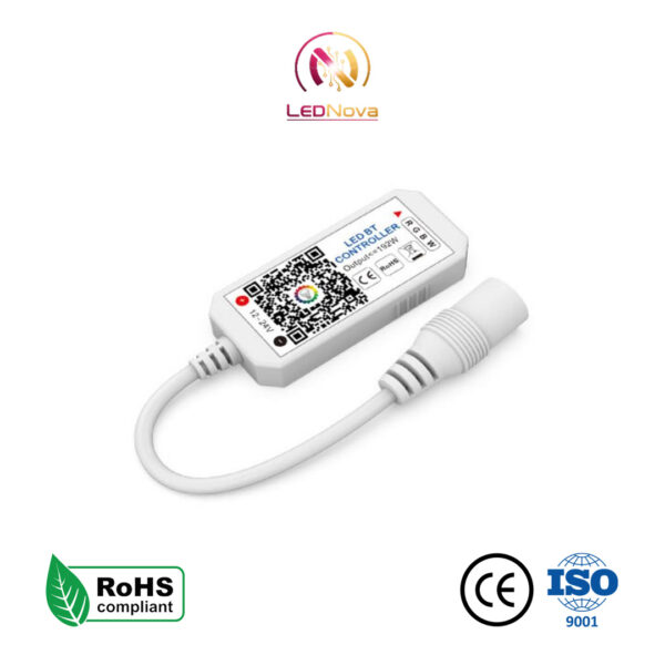 Controler LED RGB/RGBW Bluetooth cu funcție muzicală și temporizare